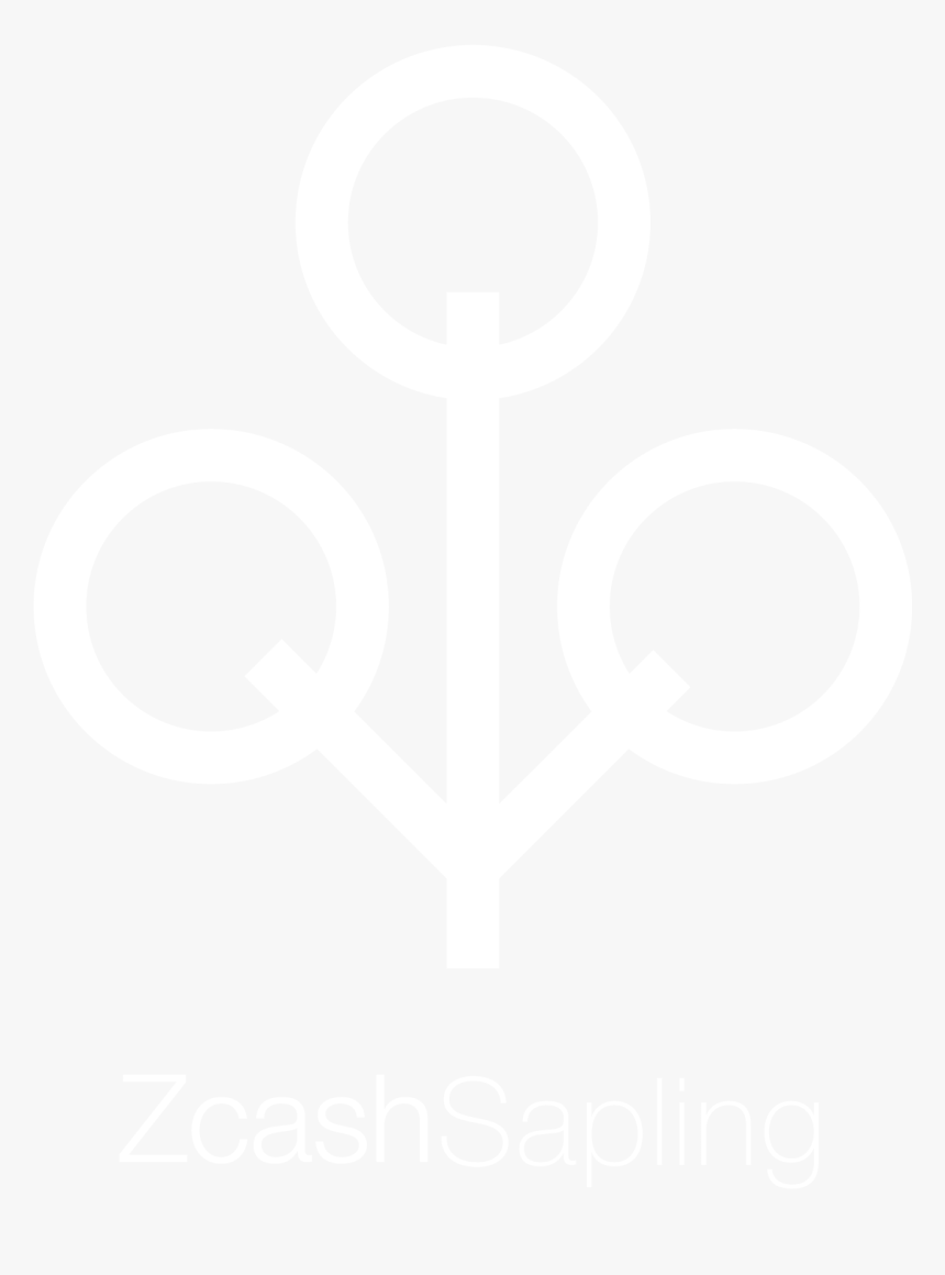 White Zcash Sapling Vertical Logo - Crest, HD Png Download
