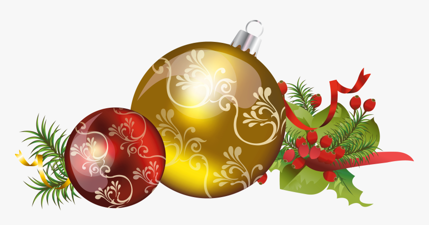 Christmas Decoration Png - Christmas Balls Png, Transparent Png