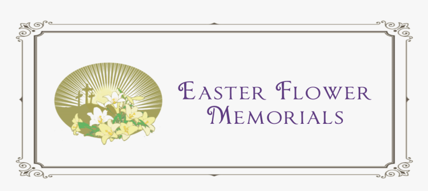 Catholic Easter Banner Png - Easter Flower Memorials, Transparent Png