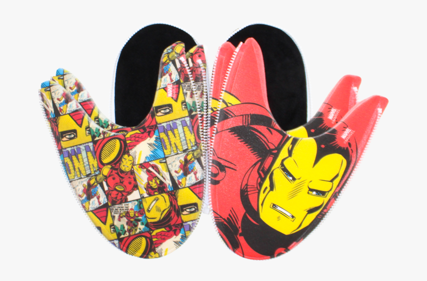 Iron Man Retro Comics Mix N Match Zlipperz Set - Slipper, HD Png Download
