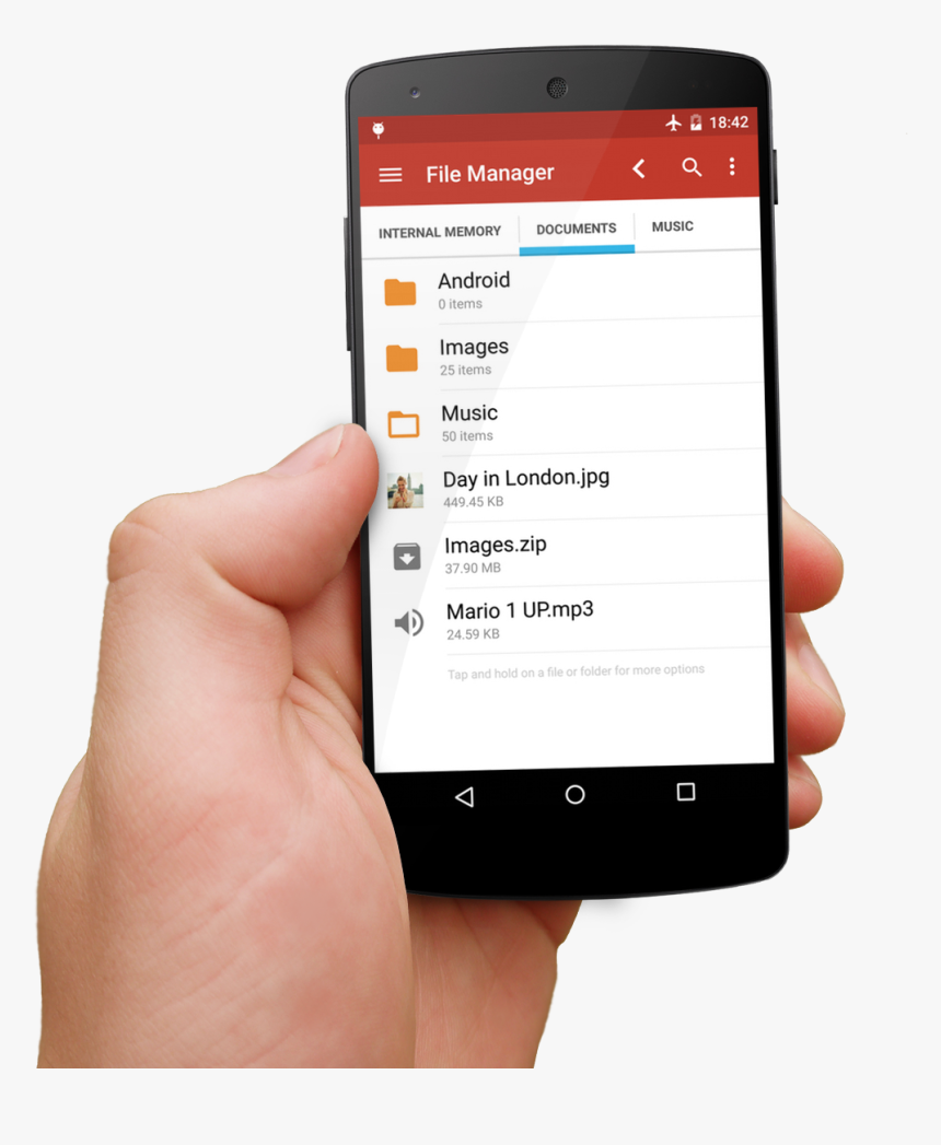 File Manager In Mobile, HD Png Download
