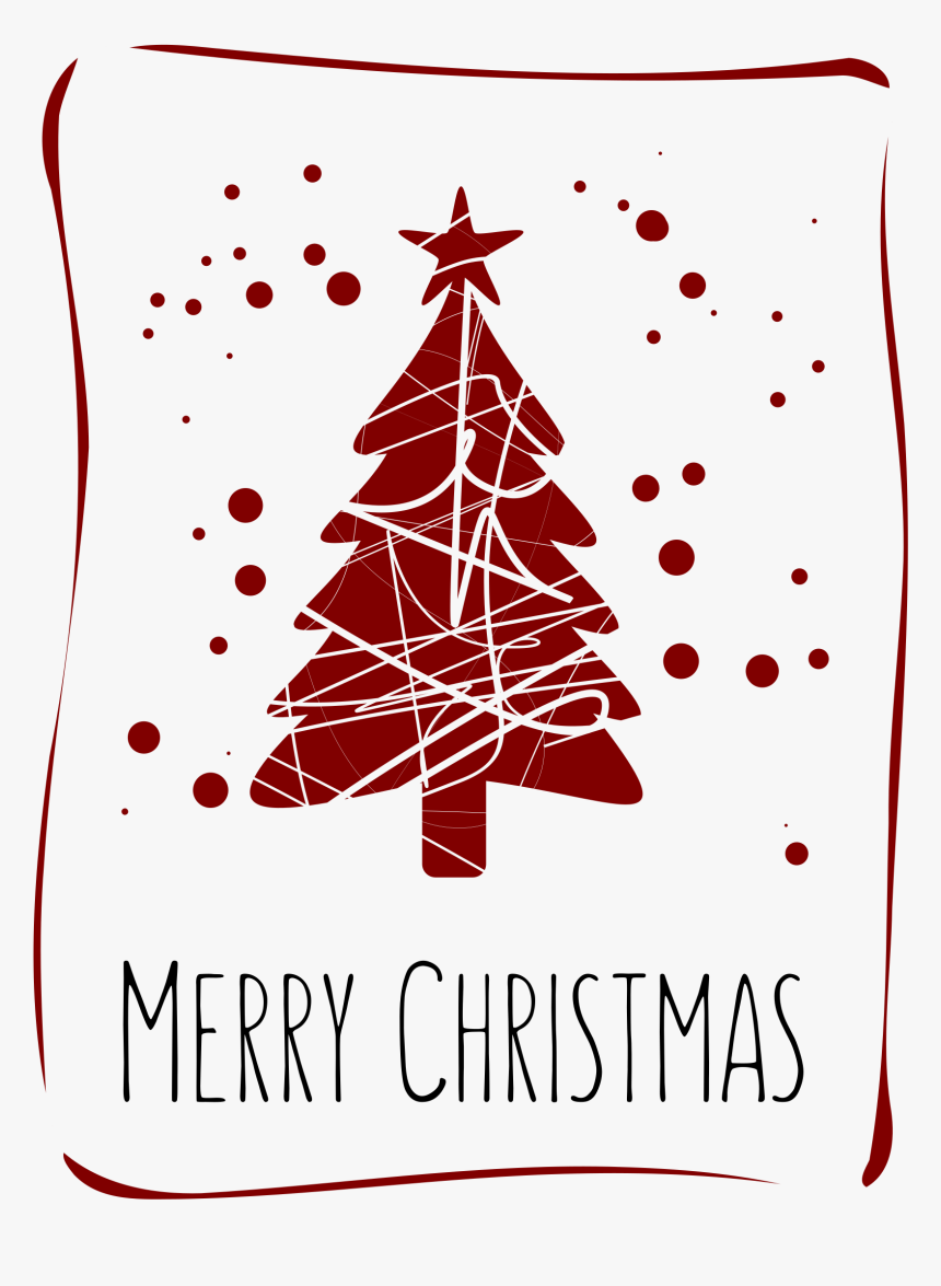 Merry Christmas Greetings Png With Royalty Free Library - Christmas Day Card Design, Transparent Png