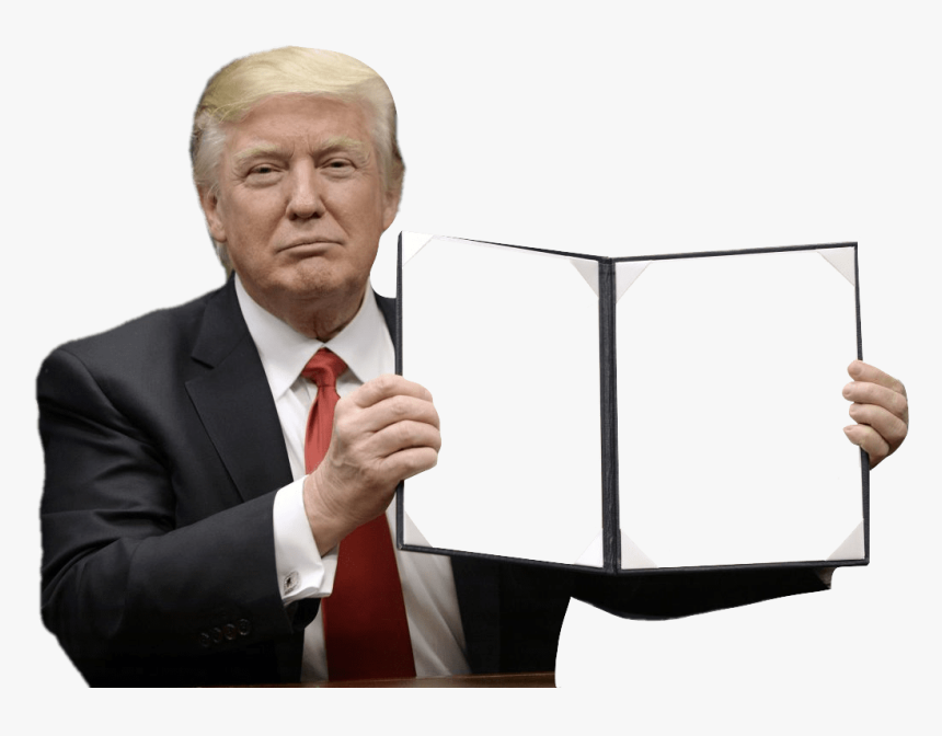 Trump Executive Order - Donald Trump Executive Order Png, Transparent Png