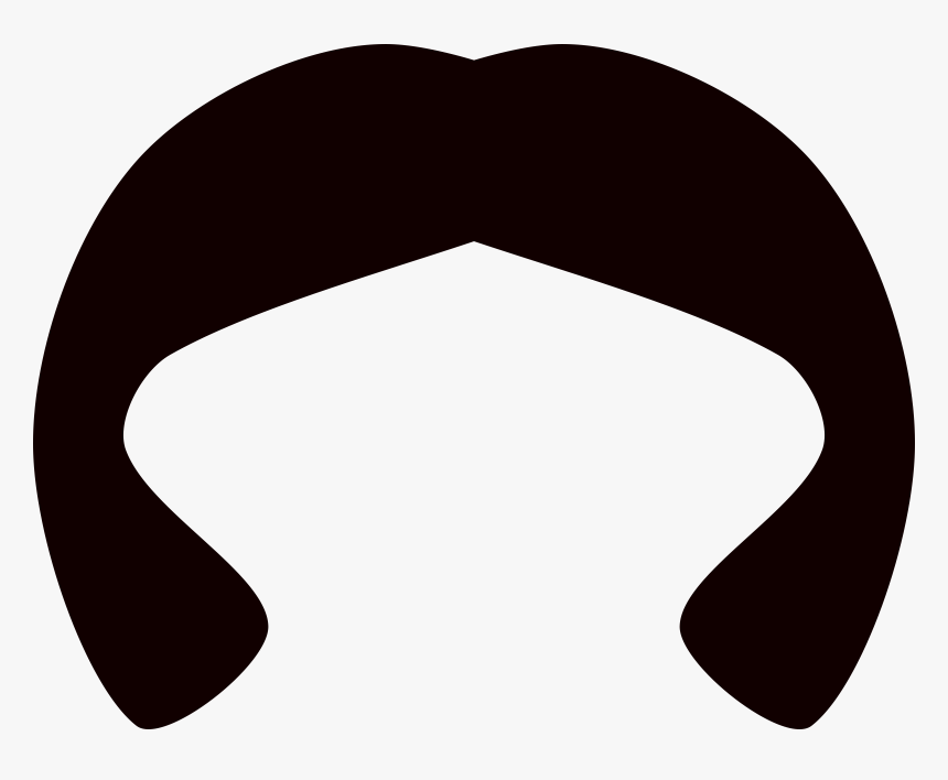 Wig Clipart - Black Hair Clip Art, HD Png Download