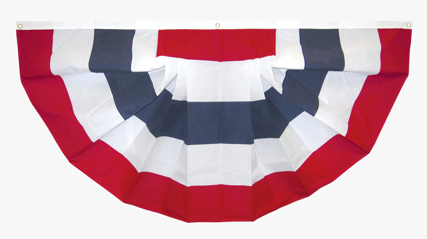 Patriotic Pleated Fan Cotton - American Flag Bunting Transparent, HD Png Download