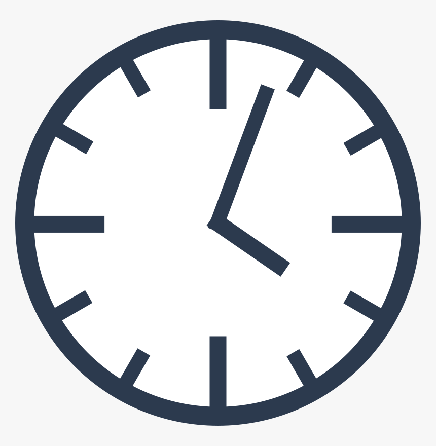 Simple Medium Image - Simple Clock Clipart, HD Png Download