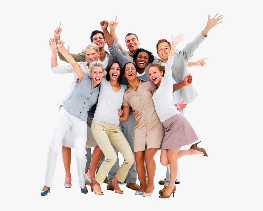 Group Of Happy People Png, Transparent Png