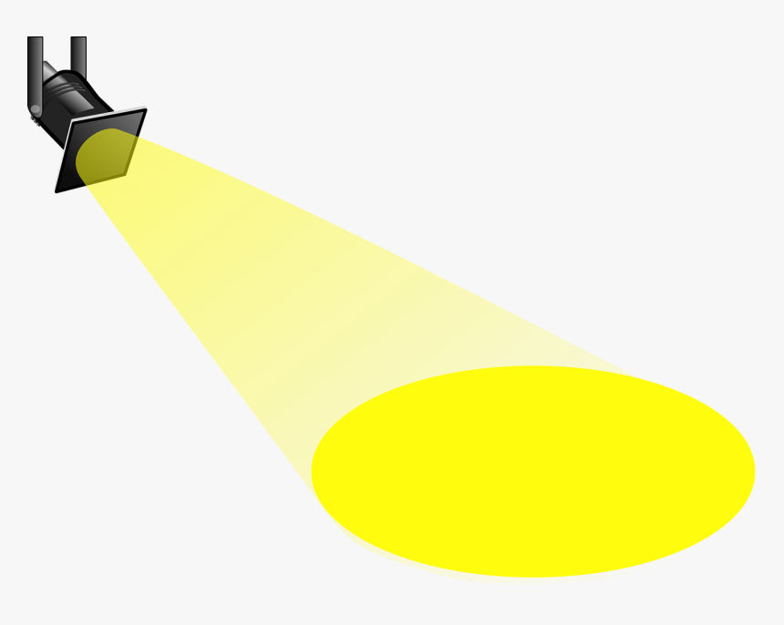 Sorotan, Cahaya, Searchlamp, Lampu Sorot, Teater - Spotlight Cartoon, HD Png Download