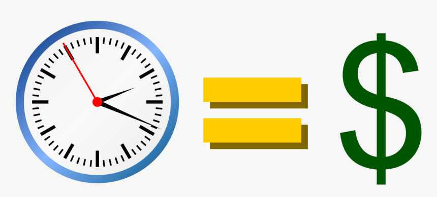 Clock,text,brand - Time Is Money Png, Transparent Png