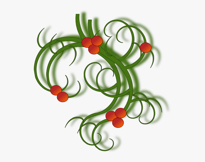 Christmas Swirls Png, Transparent Png