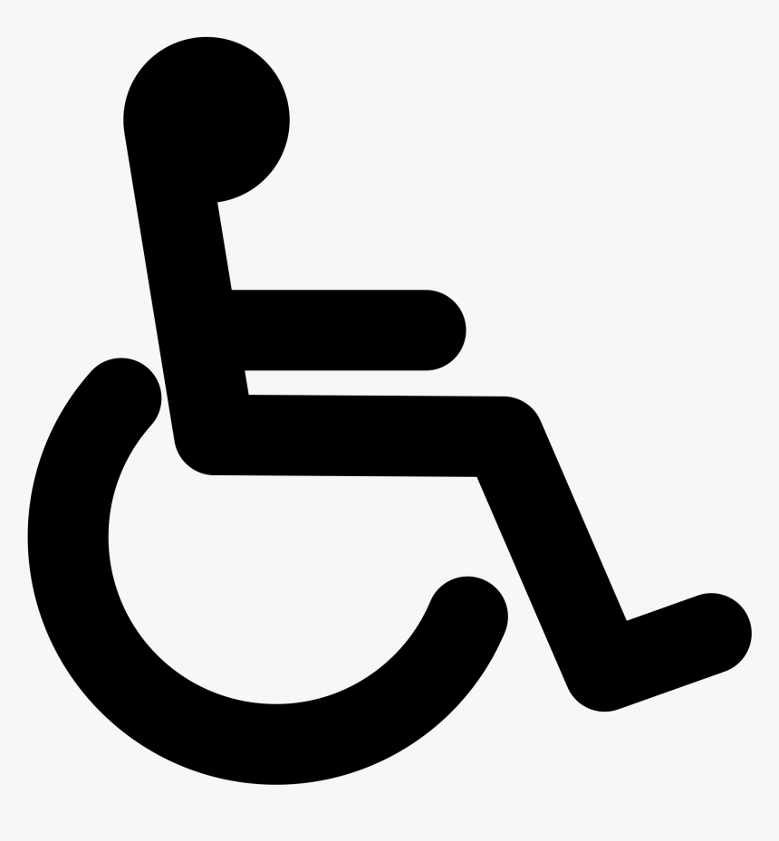 Handicap Images Clip Art - Clip Art Wheel Chair, HD Png Download