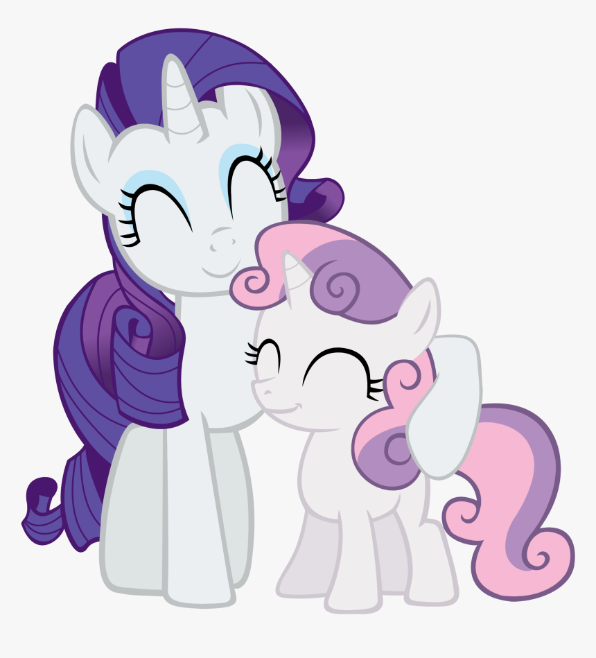 Transparent Little Sister Clipart - Mlp Rarity Sweetie Belle, HD Png Download