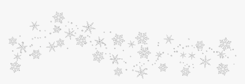 Transparent Snowflakes Clipart M - Transparent Background Snow Border, HD Png Download