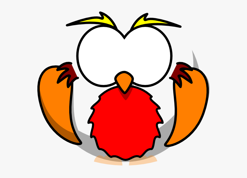 Rainbow Clipart Owl - Owl Eyes Drawing Cartoon, HD Png Download