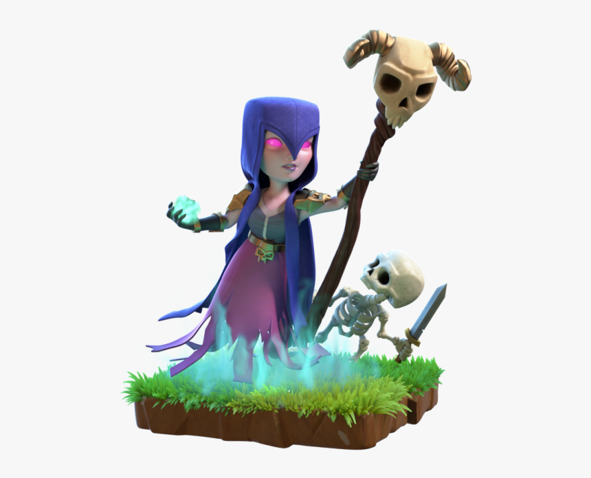 Clash Royale Witch Png - Clash Royale Night Witch, Transparent Png