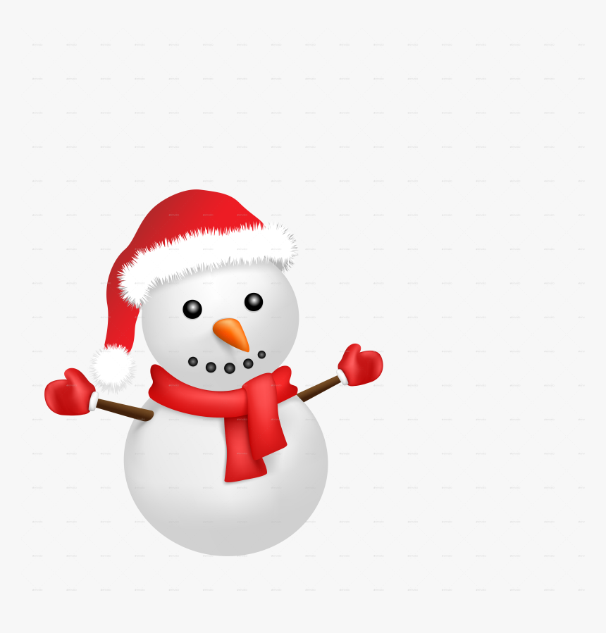 Snowman Png Picture - Transparent Background Snowman Transparent, Png Download
