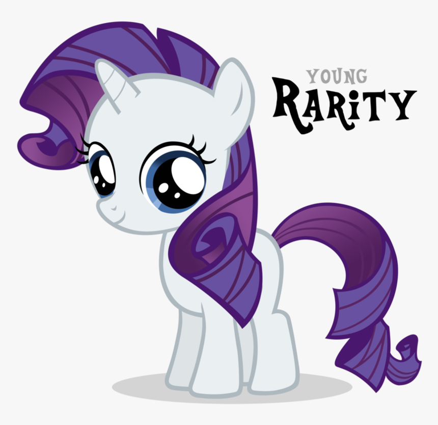 My Little Pony Young Rarity, HD Png Download