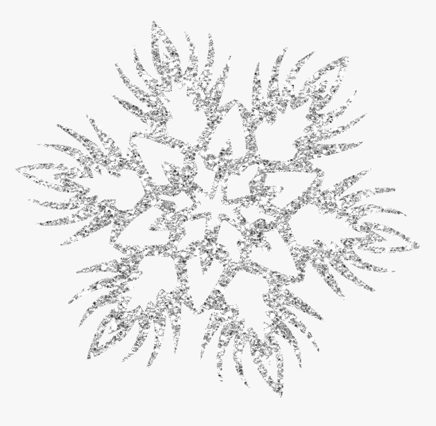 Beautiful Silver Snowflake Png Download - Brown Cow Transparent Background, Png Download