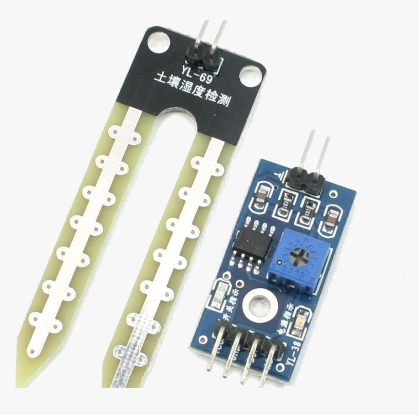 How To Use A Soil Moisture Sensor - Soil Humidity Sensor Arduino, HD Png Download