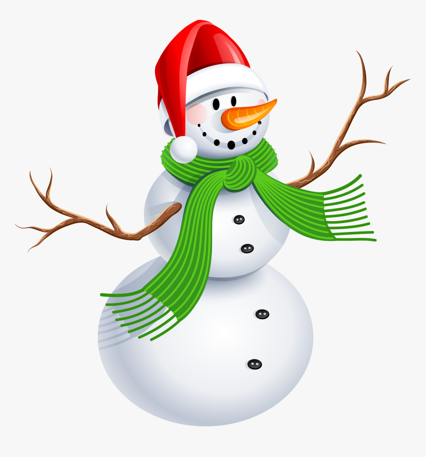 Snowman Png File - Transparent Christmas Snowman Clipart, Png Download