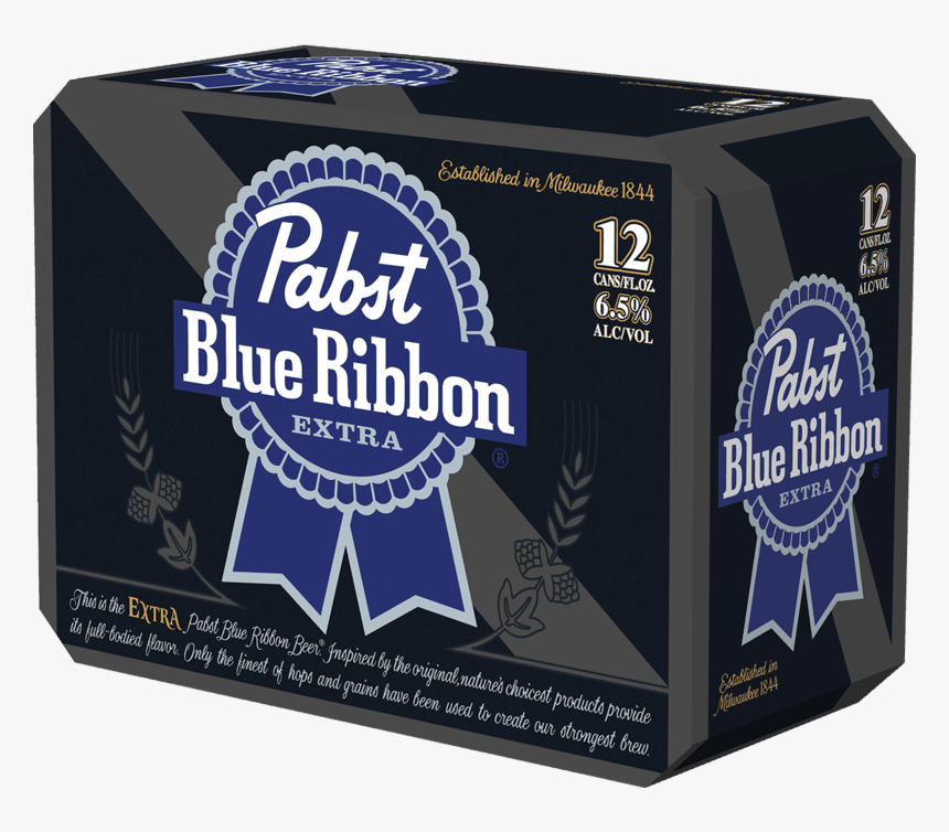 Pabst Blue Ribbon Extra 12 Pack, HD Png Download