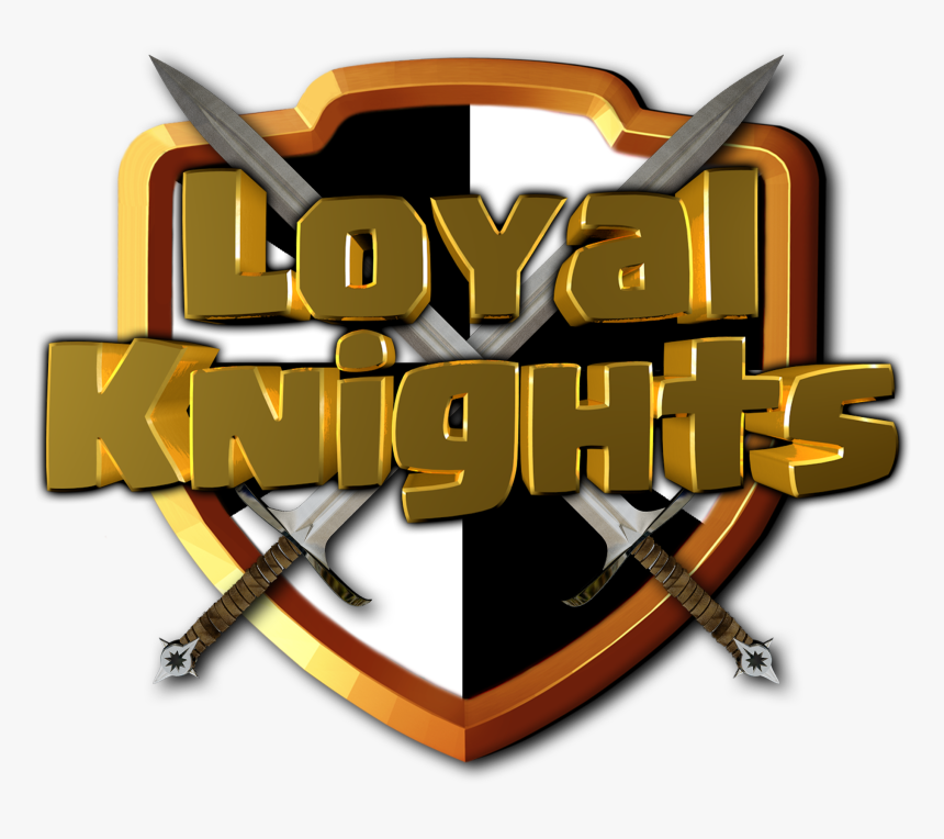 New Loyal Knights Logo, Loyal Knights, Clash Of Clans - Logo Of Clash Of Clans, HD Png Download