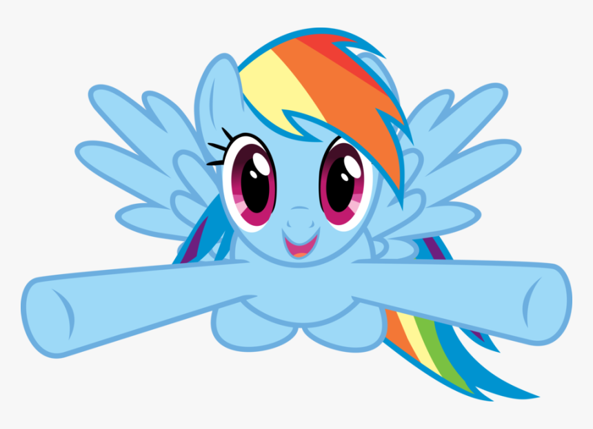 Hug Lyra By C H Loboguerrero C On Clipart Library - My Little Pony Happy Birthday Rainbow Dash, HD Png Download