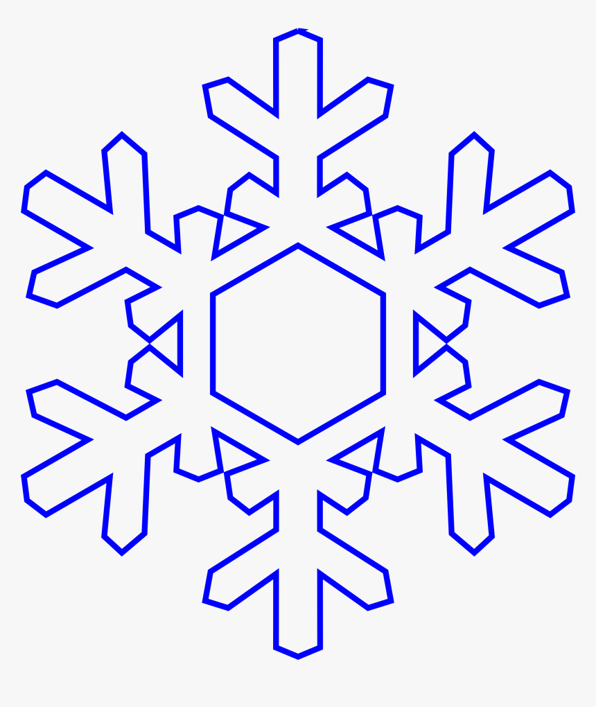 Vector Clipart Snowflake - Transparent Background Snowflake Clipart, HD Png Download