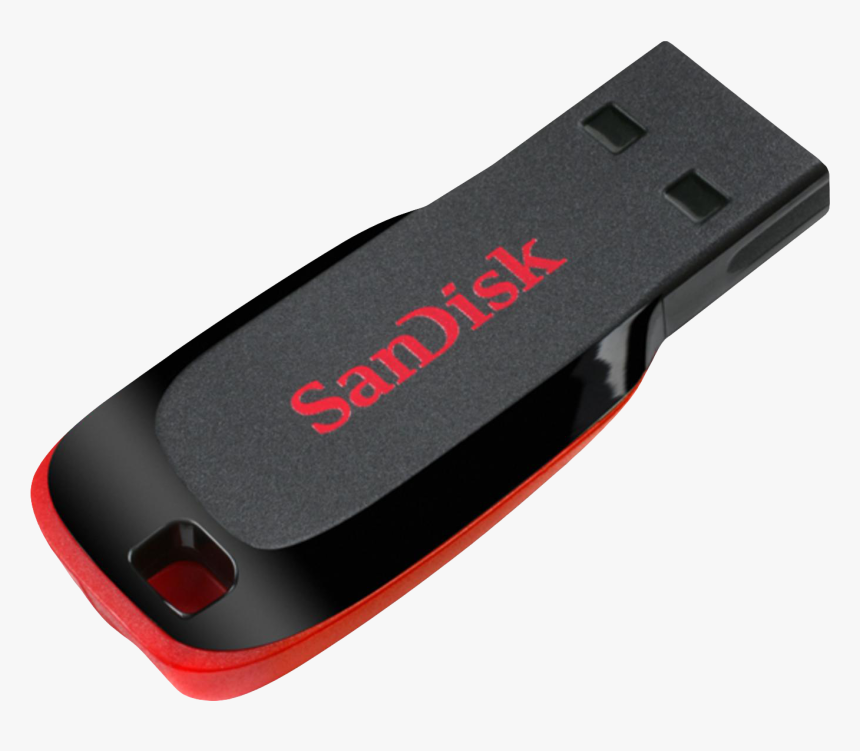 Sandisk Usb Flash Pen Drive Png Image, Transparent Png