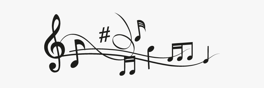 Music Notes Background Png, Transparent Png