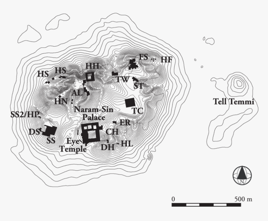 General Plan Of The Site With Major Areas Of Excavation - Drawing, HD Png Download