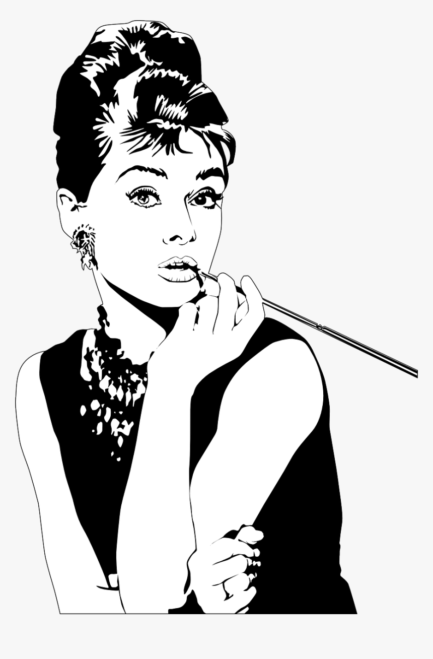 Tears Vector Pop Girl - Audrey Hepburn, HD Png Download