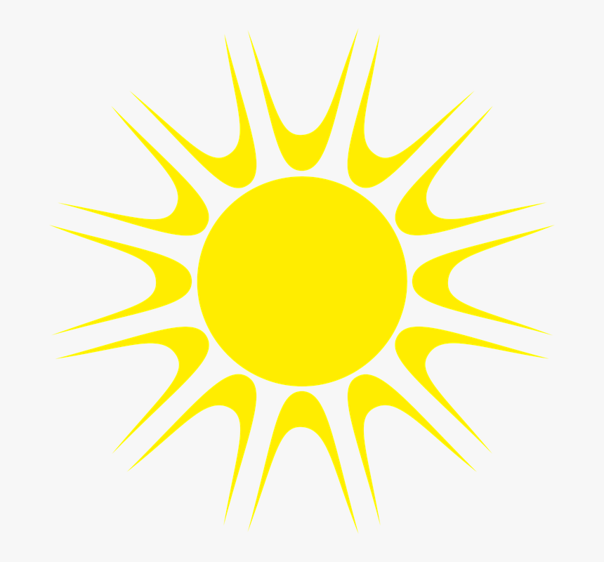 Sun, Yellow, Seem, Light, Sky, Shining, Sunbeam, HD Png Download