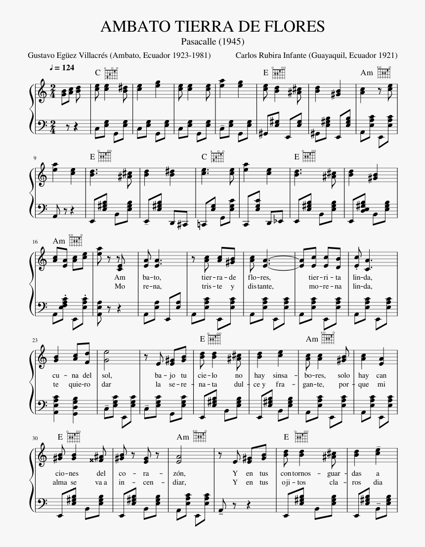 Estácio Holly Estácio Partitura, HD Png Download