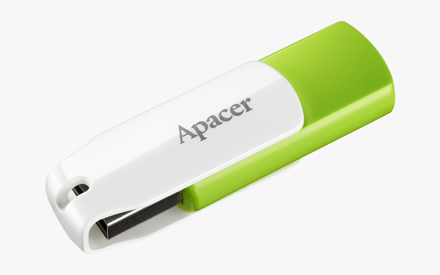 Pen Drive Png Clipart - Usb 2.0 Apacer Ah335 32gb Green, Transparent Png