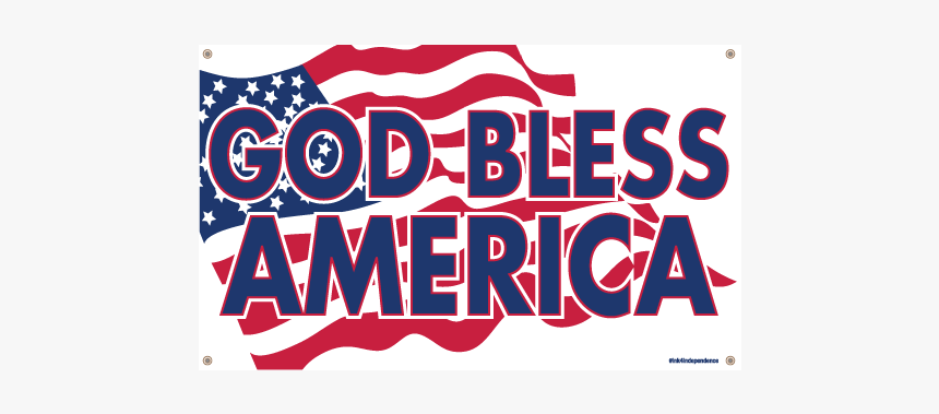 Clip Art Flag Banner Ms Carita - God Bless America Banner, HD Png Download