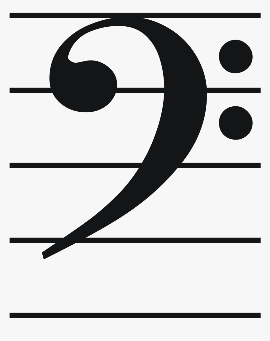 Bass Clef F Note, HD Png Download
