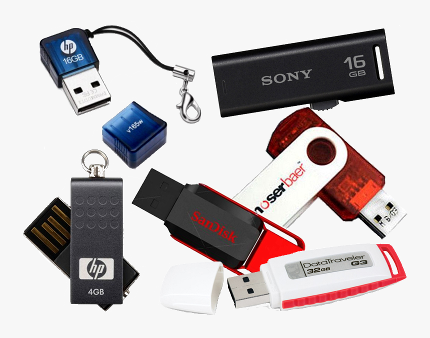 Memory Card And Pendrive , Png Download - Pen Drive All Company, Transparent Png