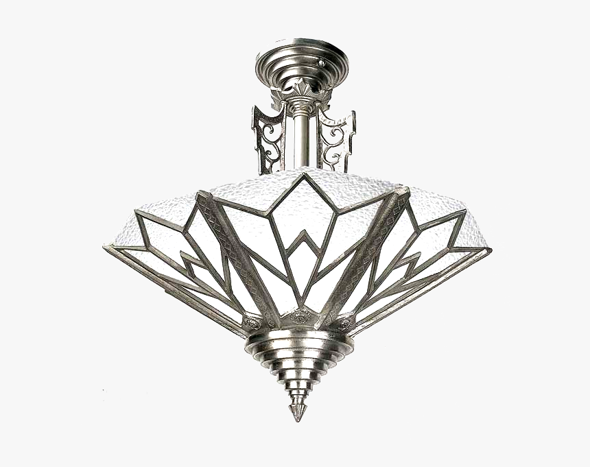 Art Deco Lamp Ceiling, HD Png Download