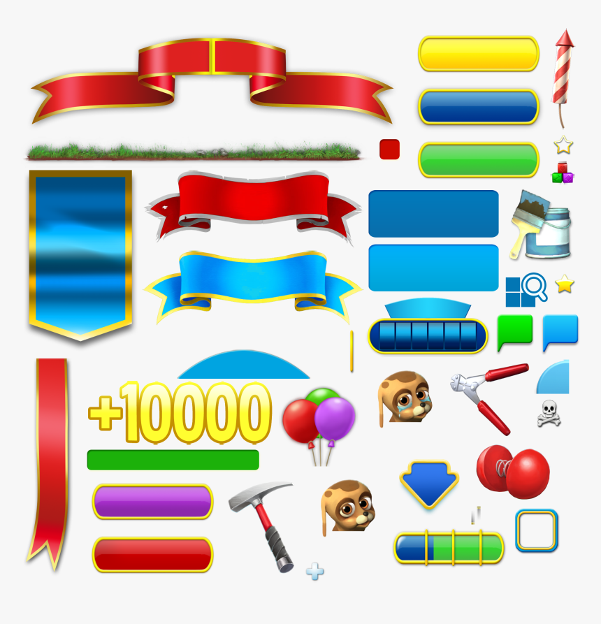 Transparent Png Hud - Game Mobile Hud Png, Png Download