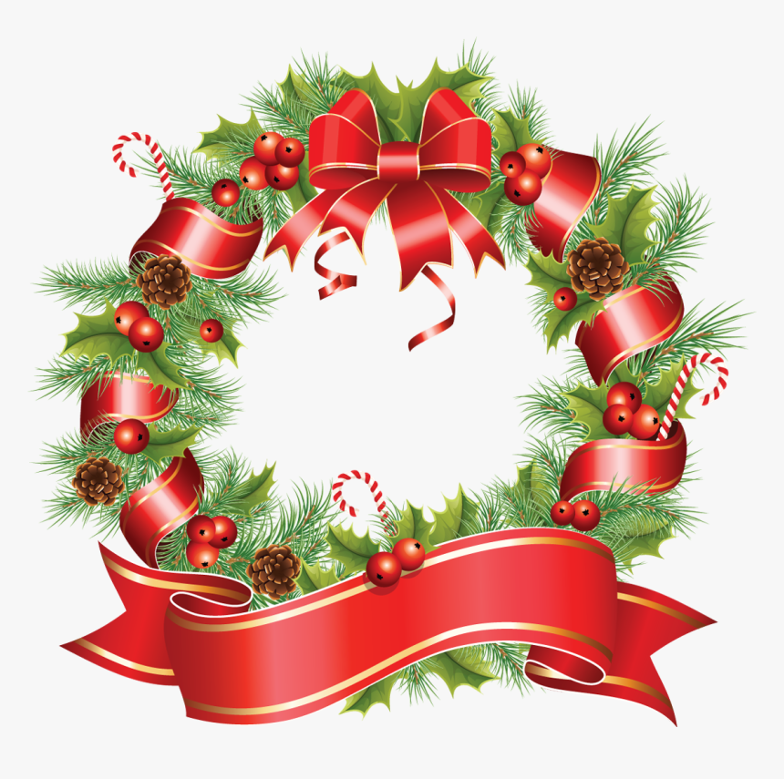 Beautiful Round Christmas Png Photo Frame - Round Christmas Frame Png, Transparent Png