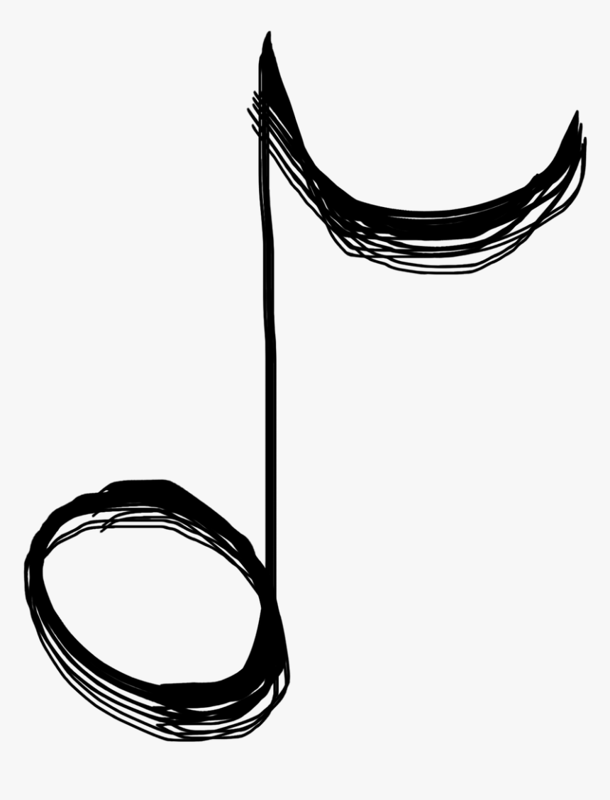 Muzikinė Užrašai,muzikos Nuotraukos, Nemokama Licenzija - Musical Notes Clipart Black And White, HD Png Download