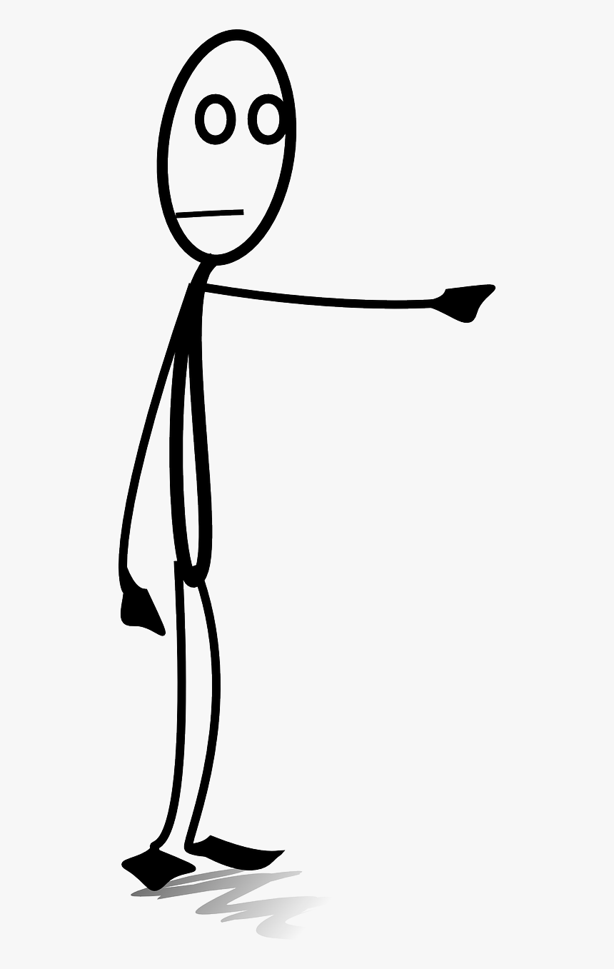 Clip Art Person Pointing, HD Png Download