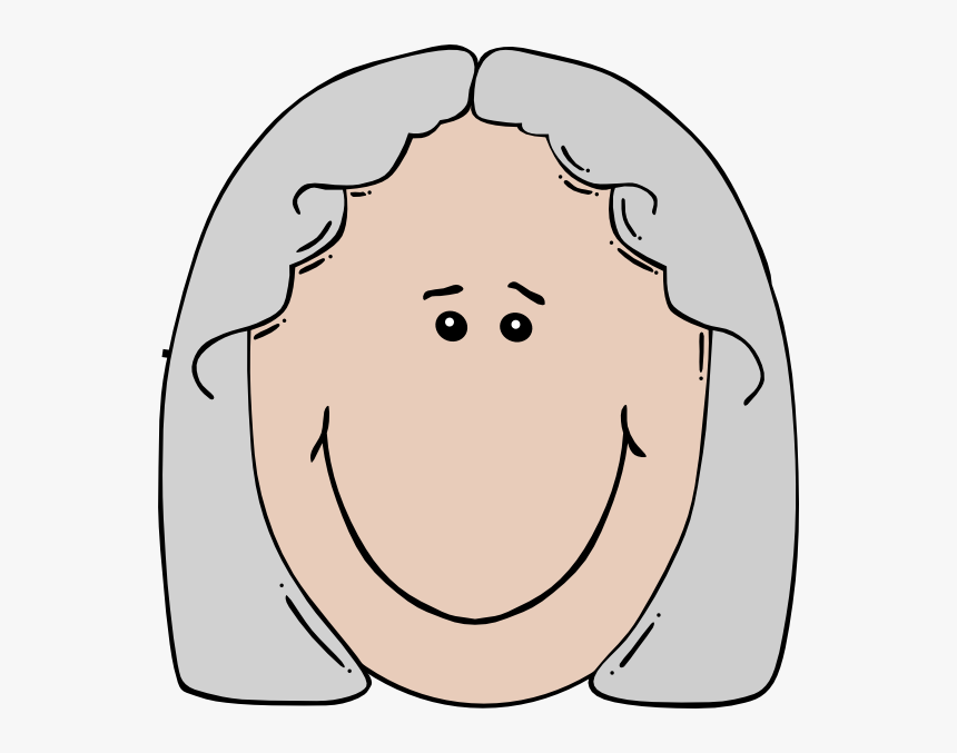 Old Woman Face Clipart, HD Png Download