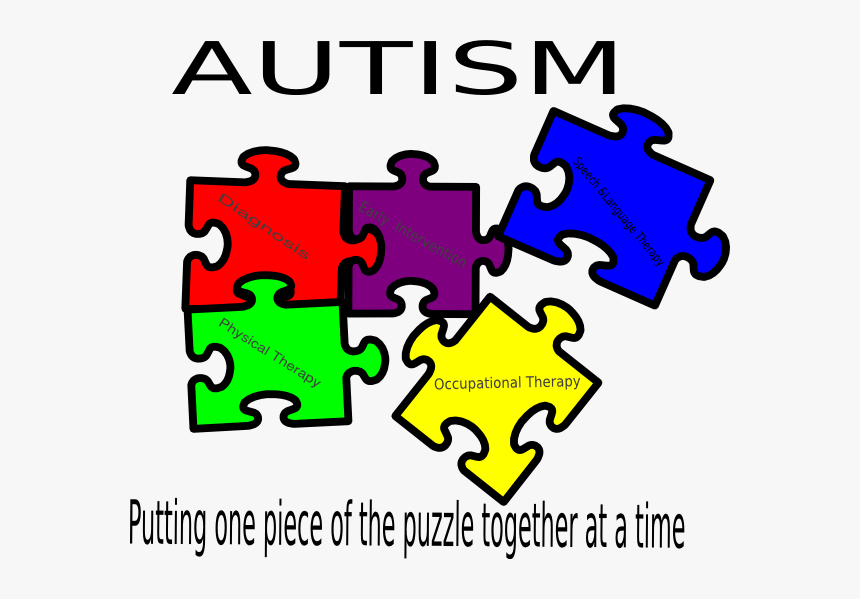 Autism Putting One Piece Of The Puzzle Together At - Puzzle Clipart Png, Transparent Png