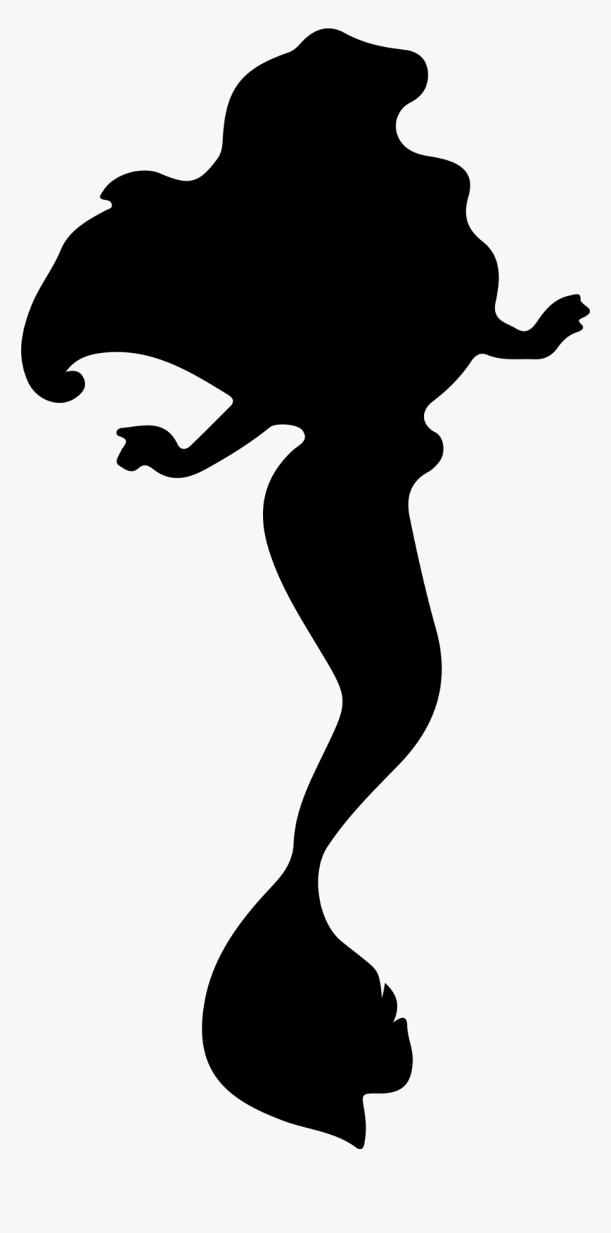Ariel Rapunzel Minnie Mouse Princess Jasmine Cinderella - Disney Princess Silhouette Ariel, HD Png Download