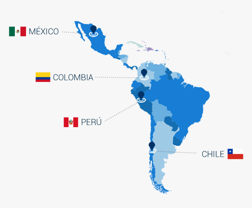 Latin America And The Caribbean Region, HD Png Download