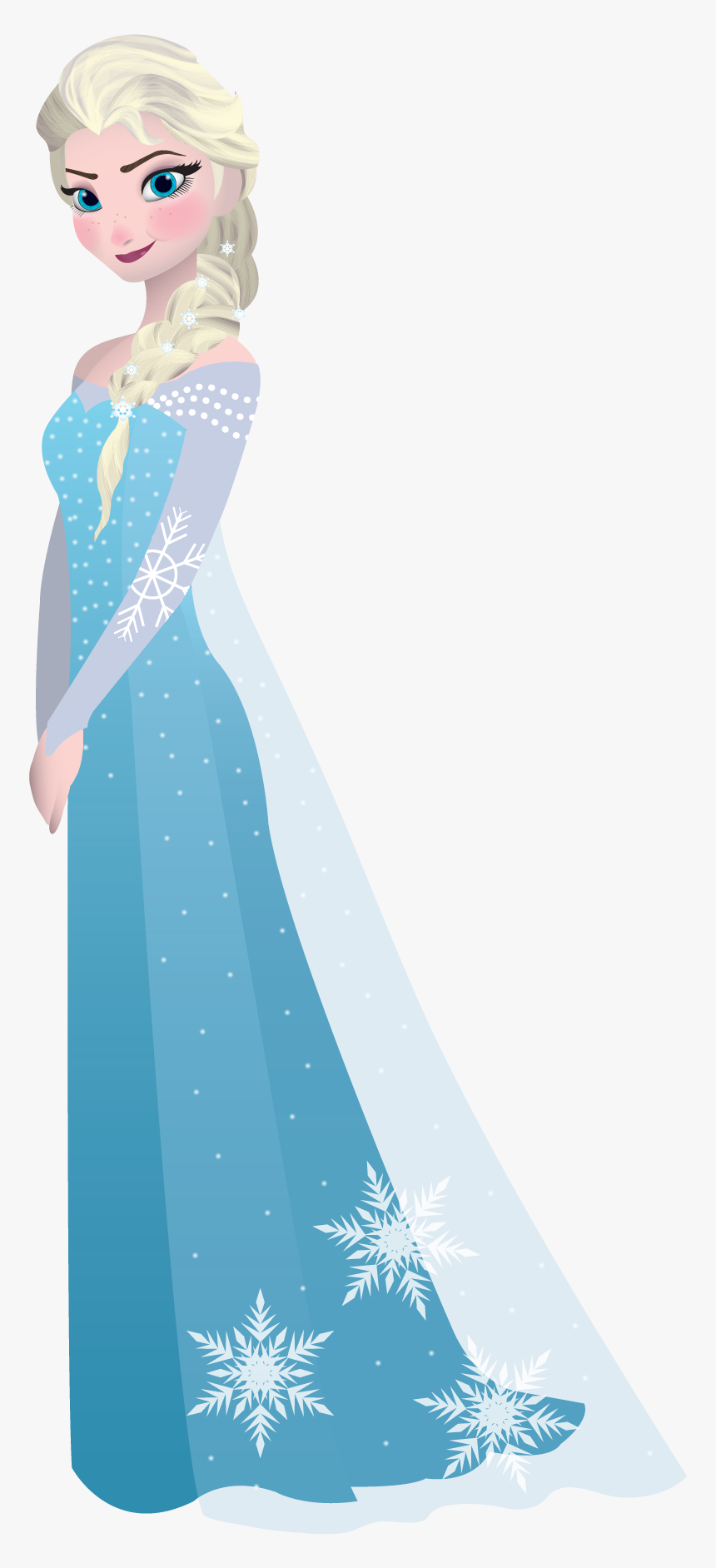 Transparent Elsa Silhouette Png - Frozen, Png Download