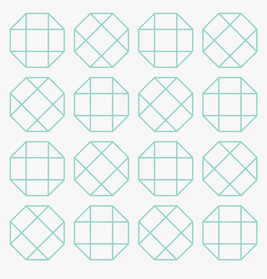 Hexagon-green - Style - Wrapping Paper, HD Png Download