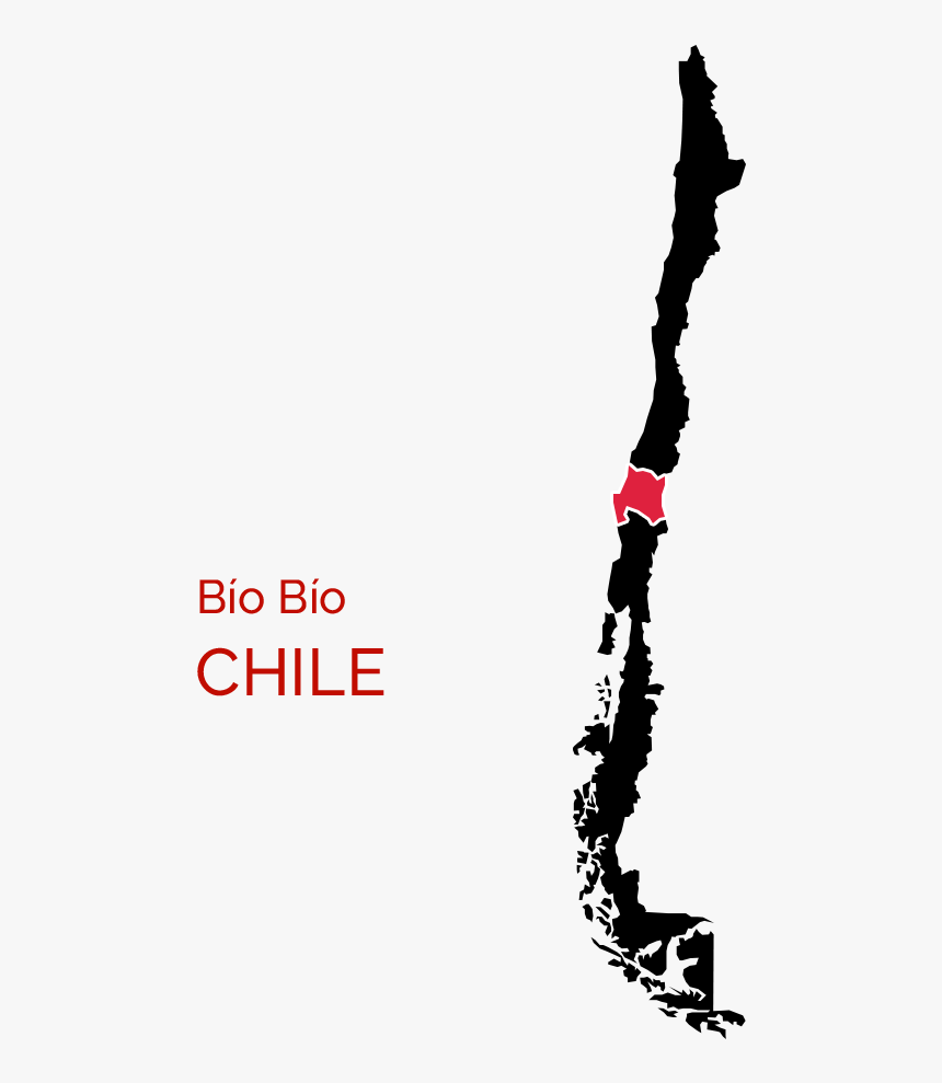 Chile Map Grey, HD Png Download